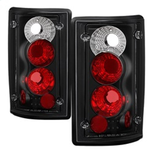 Spyder Ford Excursion 00-06/Econoline 150/250/350/450/550 95-06 Euro Tail Lights Blk ALT-YD-FEC00-BK - Bull Strap