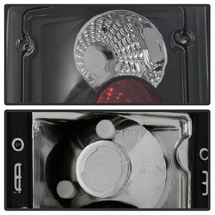 Spyder Ford Excursion 00-06/Econoline 150/250/350/450/550 95-06 Euro Tail Lights Blk ALT-YD-FEC00-BK - Bull Strap