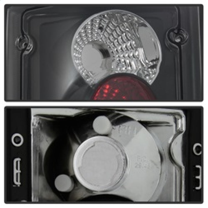 Spyder Ford Excursion 00-06/Econoline 150/250/350/450/550 95-06 Euro Tail Lights Blk ALT-YD-FEC00-BK - Bull Strap
