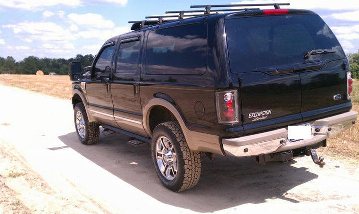 Spyder Ford Excursion 00-06/Econoline 150/250/350/450/550 95-06 Euro Tail Lights Blk ALT-YD-FEC00-BK - Bull Strap