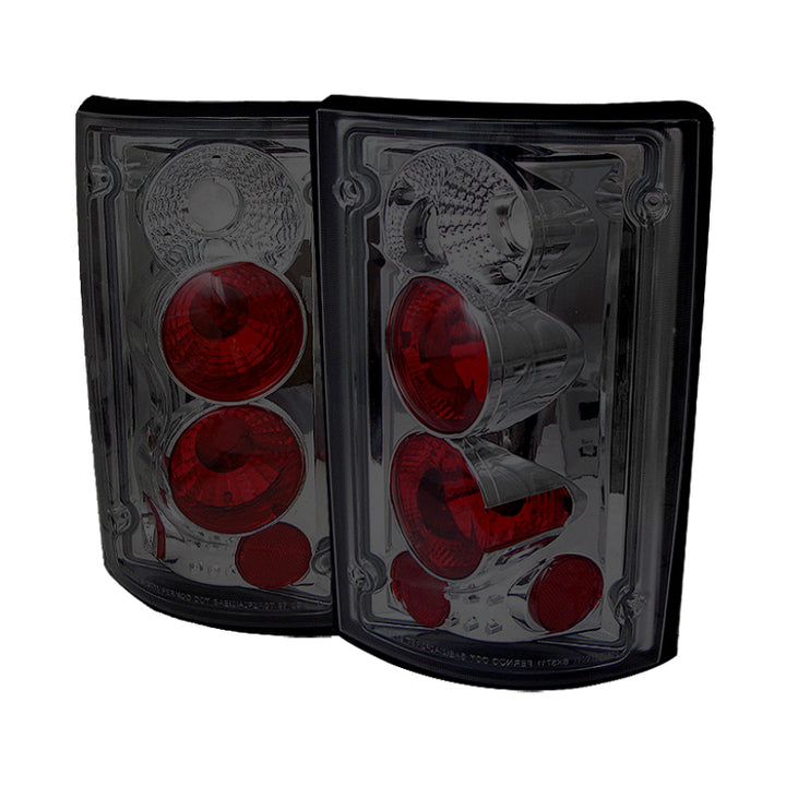 Spyder Ford Excursion 00-06/Econoline 150/250/350/450/550 95-06 Euro Tail Lights Smk ALT-YD-FEC00-SM - Bull Strap