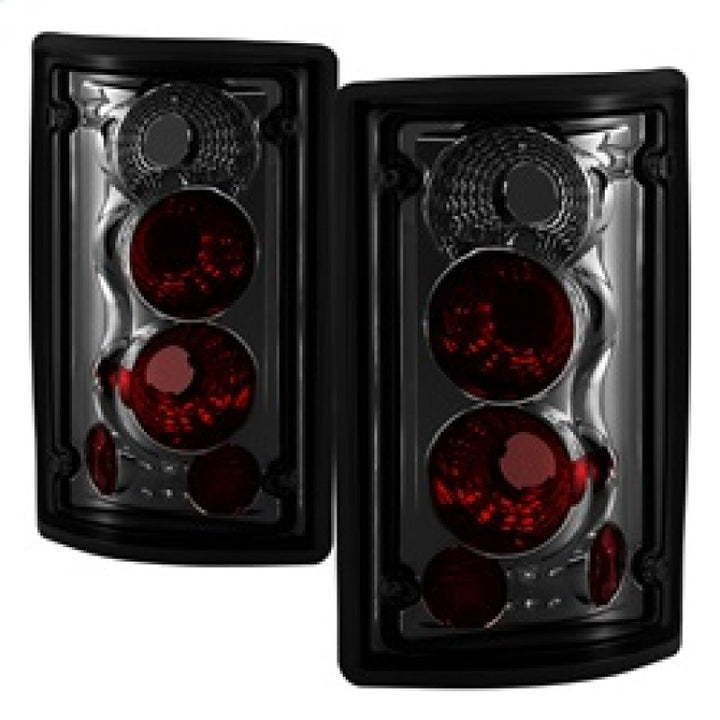 Spyder Ford Excursion 00-06/Econoline 150/250/350/450/550 95-06 Euro Tail Lights Smk ALT-YD-FEC00-SM - Bull Strap