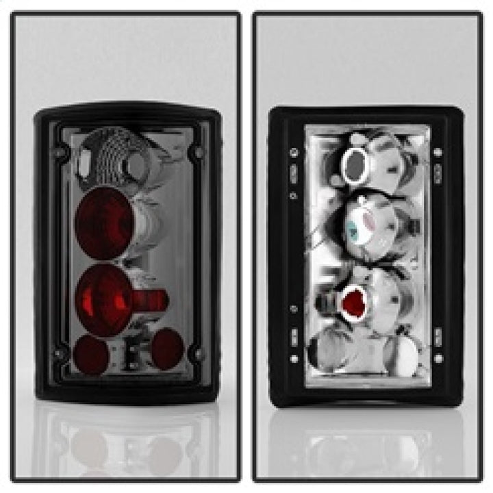 Spyder Ford Excursion 00-06/Econoline 150/250/350/450/550 95-06 Euro Tail Lights Smk ALT-YD-FEC00-SM - Bull Strap