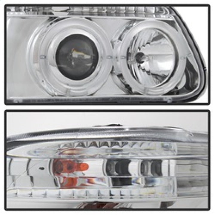 Spyder Ford Explorer 95-01 1PC Projector Headlights LED Halo Chrm PRO-YD-FEXP95-HL-1PC-C - Bull Strap