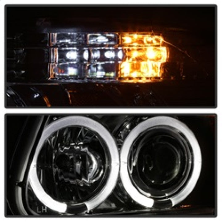 Spyder Ford Explorer 95-01 1PC Projector Headlights LED Halo Chrm PRO-YD-FEXP95-HL-1PC-C - Bull Strap