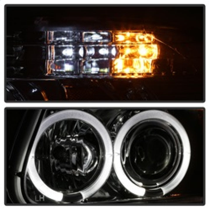 Spyder Ford Explorer 95-01 1PC Projector Headlights LED Halo Chrm PRO-YD-FEXP95-HL-1PC-C - Bull Strap
