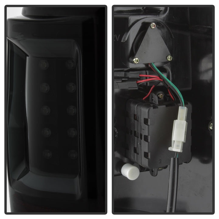 Spyder Ford F150 04-08 Styleside Tail Light V2 - LED - Black Smoke ALT-YD-FF15004V2-LBLED-BSM - Bull Strap