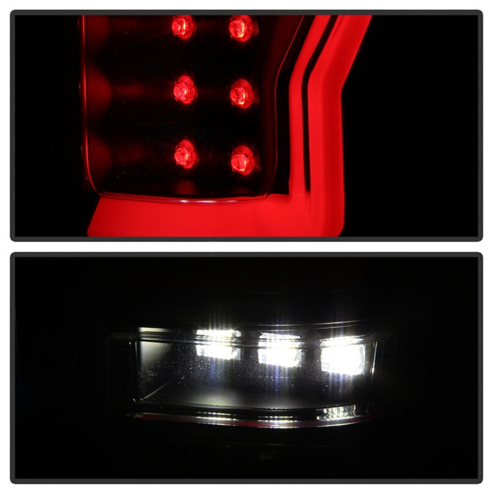 Spyder Ford F150 04-08 Styleside Tail Light V2 - LED - Black Smoke ALT-YD-FF15004V2-LBLED-BSM - Bull Strap