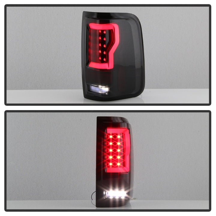 Spyder Ford F150 04-08 Styleside Tail Light V2 - LED - Black Smoke ALT-YD-FF15004V2-LBLED-BSM - Bull Strap