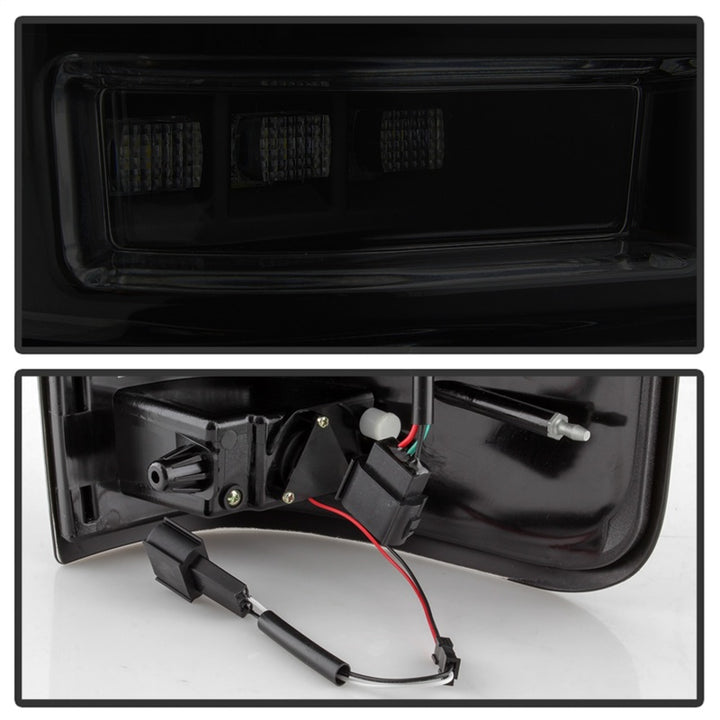 Spyder Ford F150 04-08 Styleside Tail Light V2 - LED - Black Smoke ALT-YD-FF15004V2-LBLED-BSM - Bull Strap