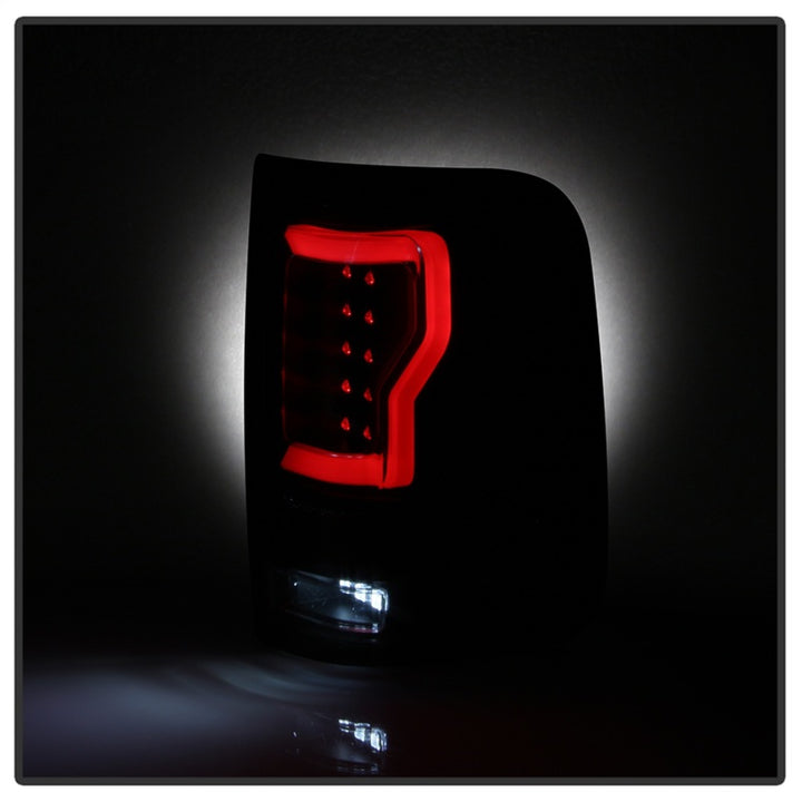 Spyder Ford F150 04-08 Styleside Tail Light V2 - LED - Black Smoke ALT-YD-FF15004V2-LBLED-BSM - Bull Strap