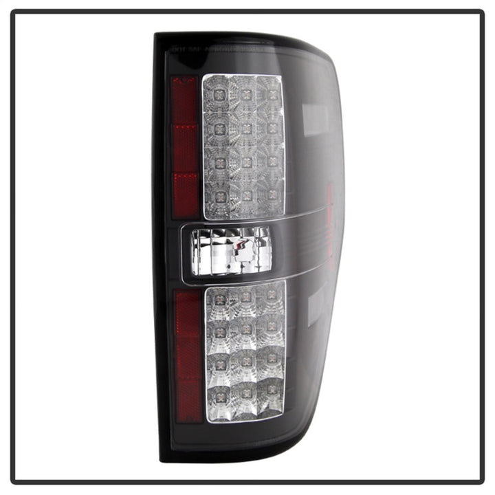 Spyder Ford F150 09-14 LED Tail Lights Black ALT-YD-FF15009-LED-BK - Bull Strap