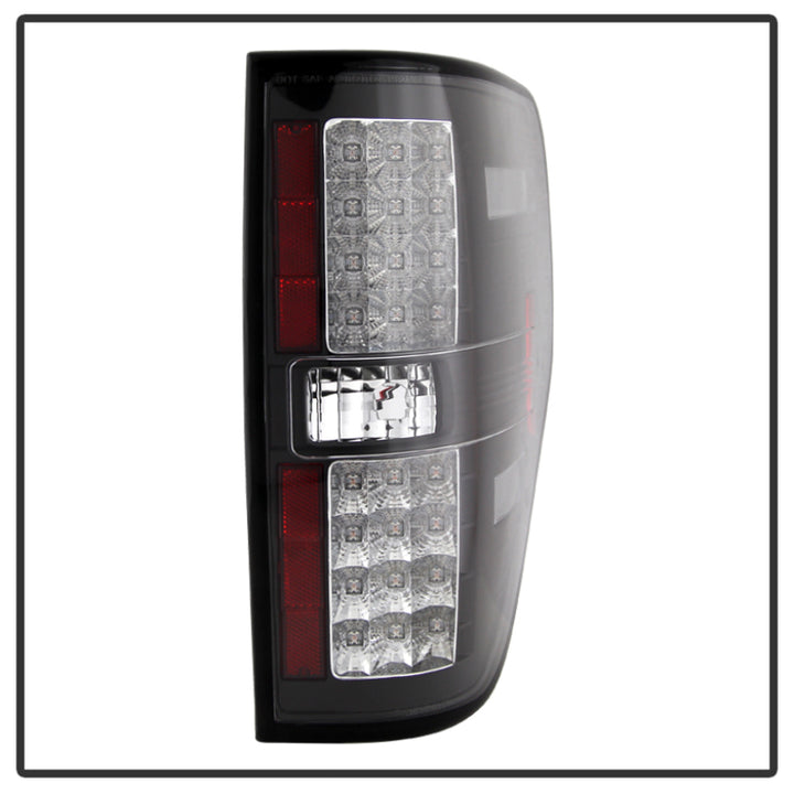Spyder Ford F150 09-14 LED Tail Lights Black ALT-YD-FF15009-LED-BK - Bull Strap