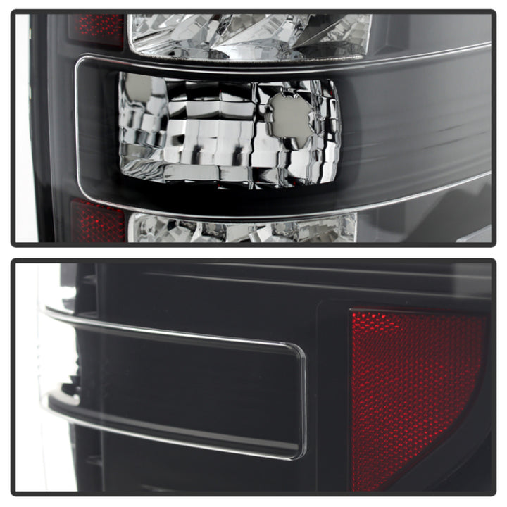 Spyder Ford F150 09-14 LED Tail Lights Black ALT-YD-FF15009-LED-BK - Bull Strap