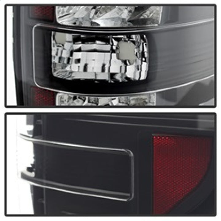 Spyder Ford F150 09-14 LED Tail Lights Black ALT-YD-FF15009-LED-BK - Bull Strap