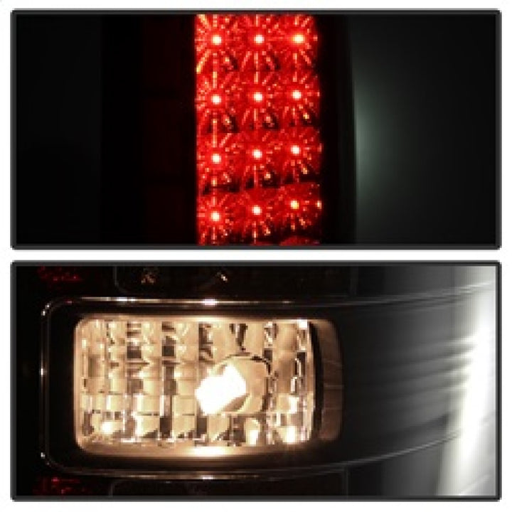 Spyder Ford F150 09-14 LED Tail Lights Black ALT-YD-FF15009-LED-BK - Bull Strap