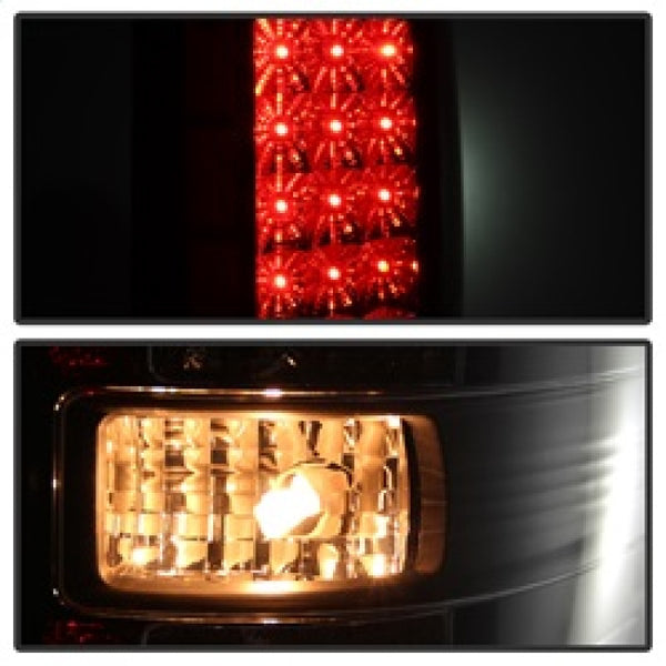 Spyder Ford F150 09-14 LED Tail Lights Black Smoke ALT-YD-FF15009-LED-BSM - Bull Strap