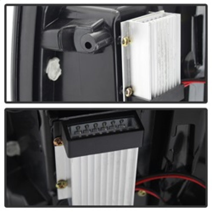 Spyder Ford F150 09-14 LED Tail Lights Black Smoke ALT-YD-FF15009-LED-BSM - Bull Strap