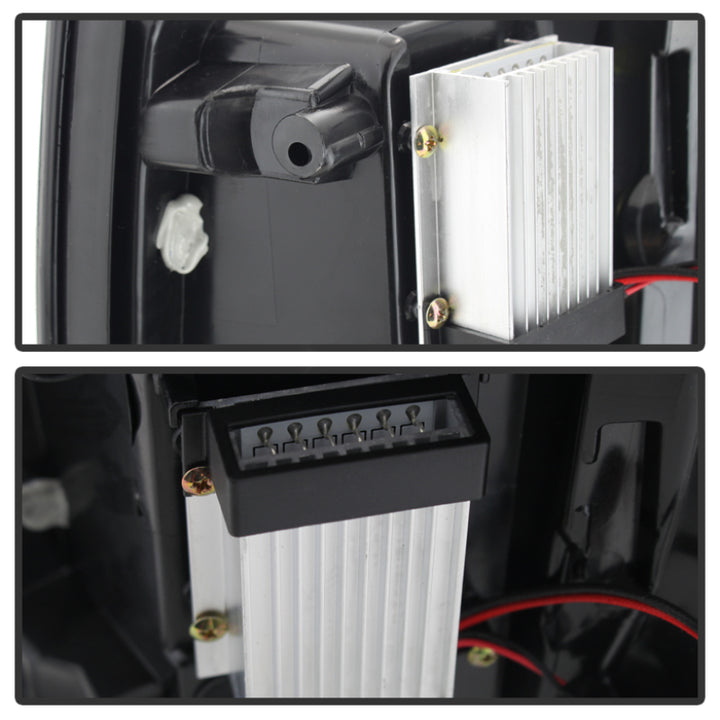 Spyder Ford F150 09-14 LED Tail Lights Black Smoke ALT-YD-FF15009-LED-BSM - Bull Strap
