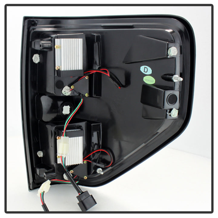 Spyder Ford F150 09-14 LED Tail Lights Black Smoke ALT-YD-FF15009-LED-BSM - Bull Strap