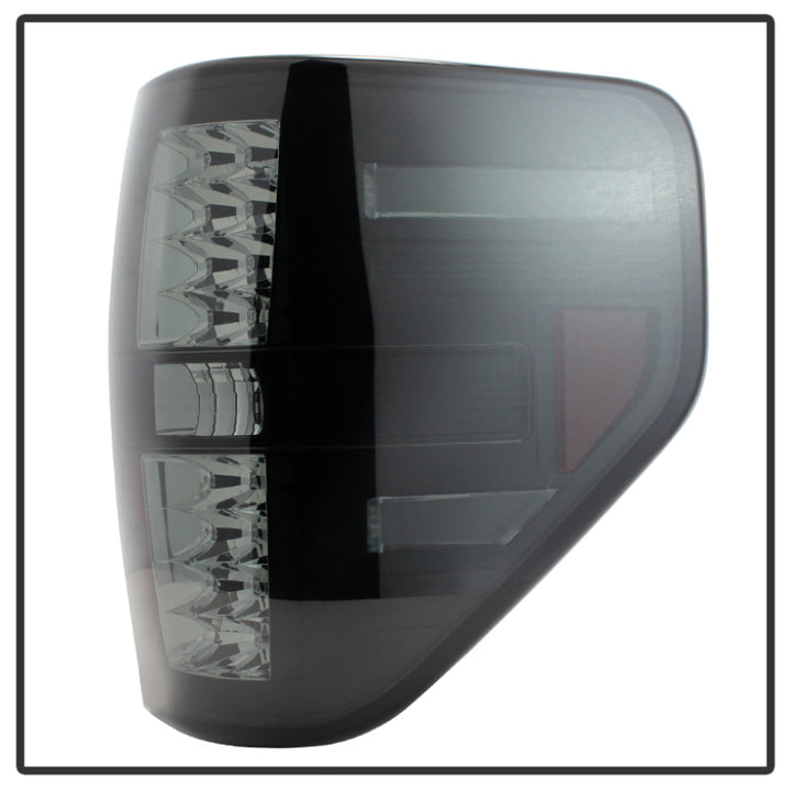Spyder Ford F150 09-14 LED Tail Lights Black Smoke ALT-YD-FF15009-LED-BSM - Bull Strap
