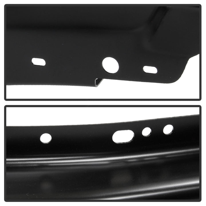 Spyder Ford F150 09-14 w/Fog Light Hole Front Bumper - Black (OEM # 9L3Z17757DPTM) - Bull Strap