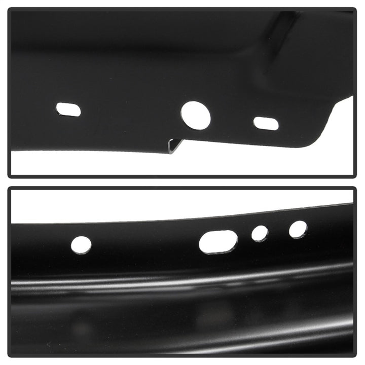 Spyder Ford F150 09-14 w/Fog Light Hole Front Bumper - Black (OEM # 9L3Z17757DPTM) - Bull Strap