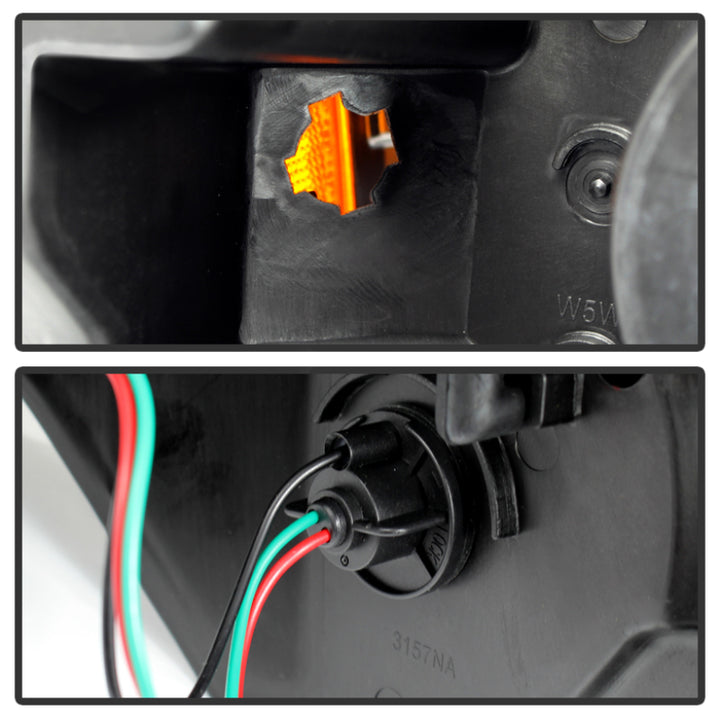 Spyder Ford F150 13-14 Projector Factory Xenon Model- Light Bar DRL Blk PRO-YD-FF15013-LBDRL-HID-BK - Bull Strap