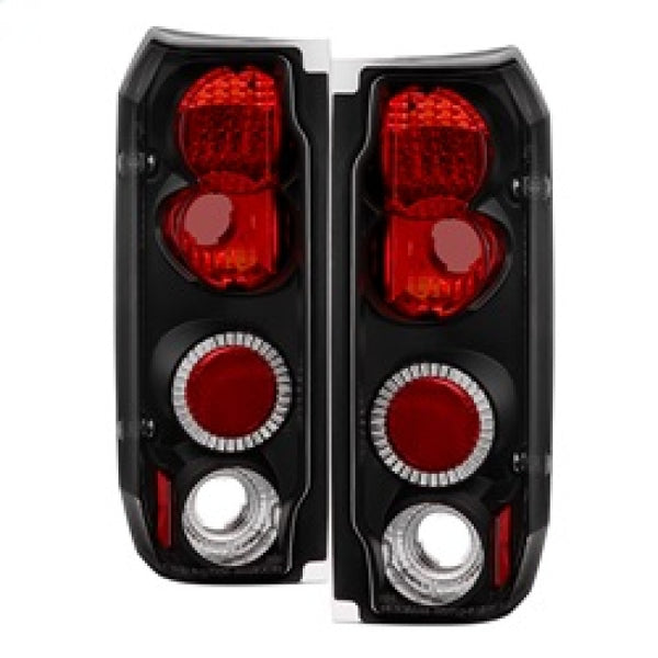 Spyder Ford F150 87-96/Ford Bronco 88-96 Euro Style Tail Lights Black ALT-YD-FF15089-BK - Bull Strap