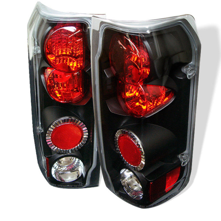 Spyder Ford F150 87-96/Ford Bronco 88-96 Euro Style Tail Lights Black ALT-YD-FF15089-BK - Bull Strap