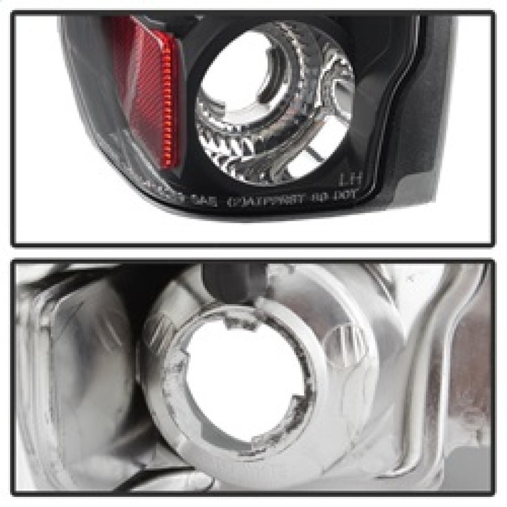 Spyder Ford F150 87-96/Ford Bronco 88-96 Euro Style Tail Lights Black ALT-YD-FF15089-BK - Bull Strap