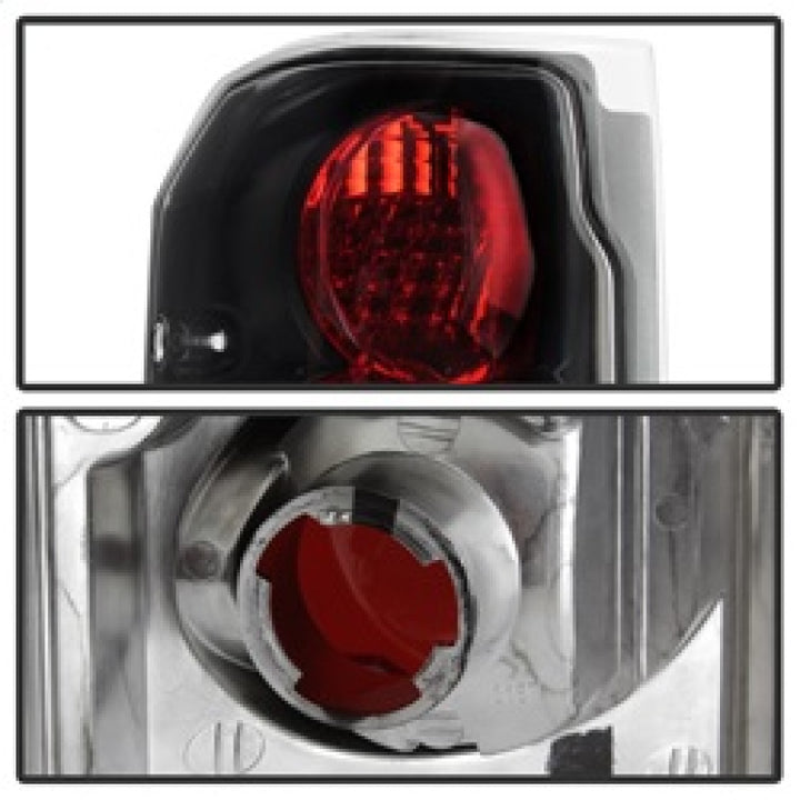 Spyder Ford F150 87-96/Ford Bronco 88-96 Euro Style Tail Lights Black ALT-YD-FF15089-BK - Bull Strap