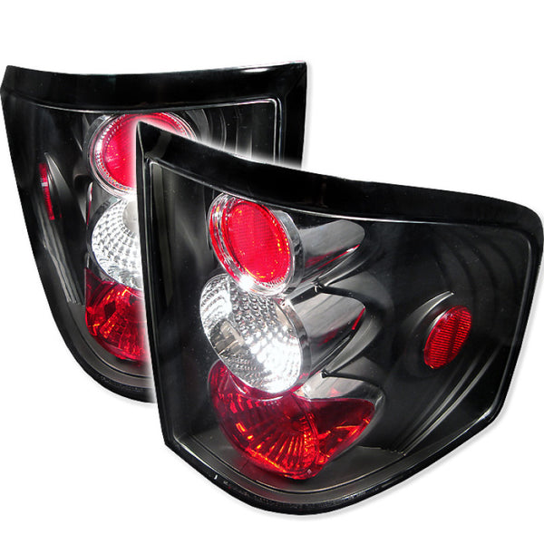 Spyder Ford F150 Flareside 04-08 Euro Style Tail Lights Black ALT-YD-FF15004FS-BK - Bull Strap
