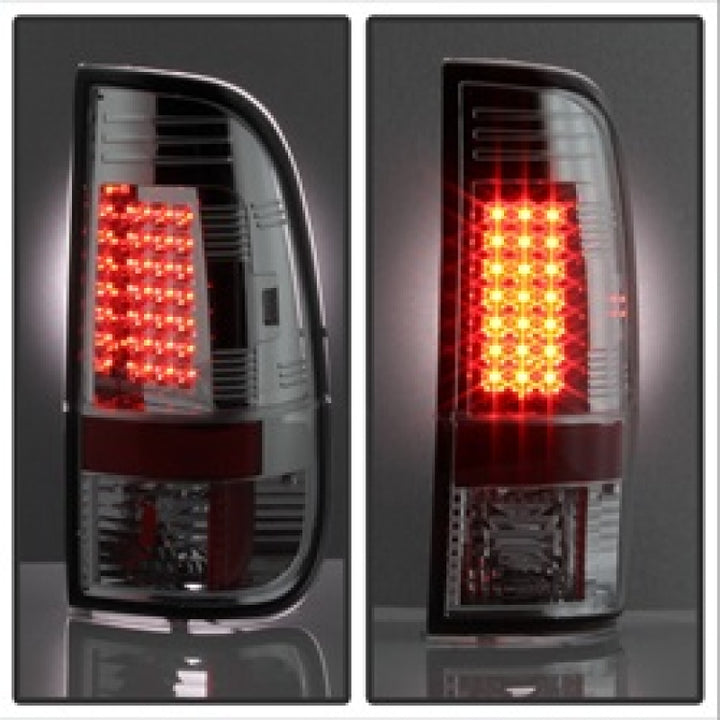Spyder Ford F150 side 97-03/F250/350/450 Super Duty 99-07 LED Tail Lights Chrm ALT-YD-FF15097-LED-C - Bull Strap