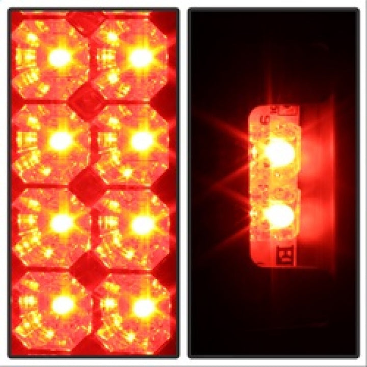 Spyder Ford F150 side 97-03/F250 Super Duty 99-07 LED Tail Lights Blk Smke ALT-YD-FF15097-LED-BSM - Bull Strap