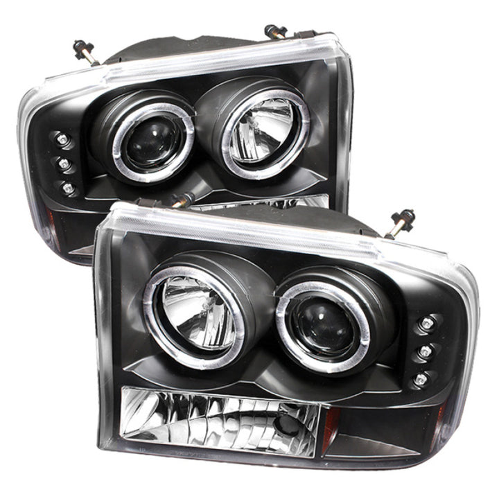 Spyder Ford F250 Super Duty 99-04 Projector Version 2 LED Halo LED Blk PRO-YD-FF25099-1P-G2-BK - Bull Strap