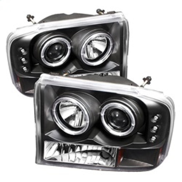 Spyder Ford F250 Super Duty 99-04 Projector Version 2 LED Halo LED Blk PRO-YD-FF25099-1P-G2-BK - Bull Strap