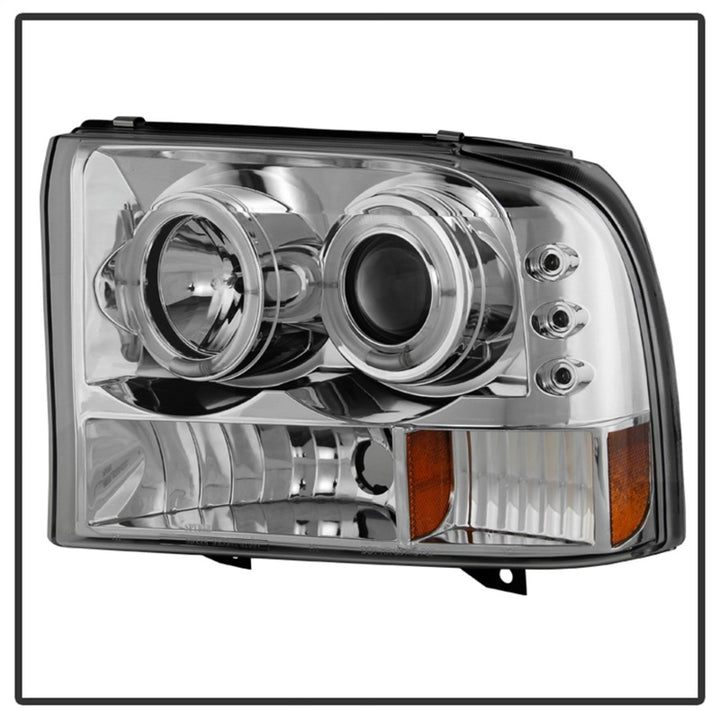 Spyder Ford F250 Super Duty 99-04 Projector Version 2 LED Halo LED Chrm PRO-YD-FF25099-1P-G2-C - Bull Strap