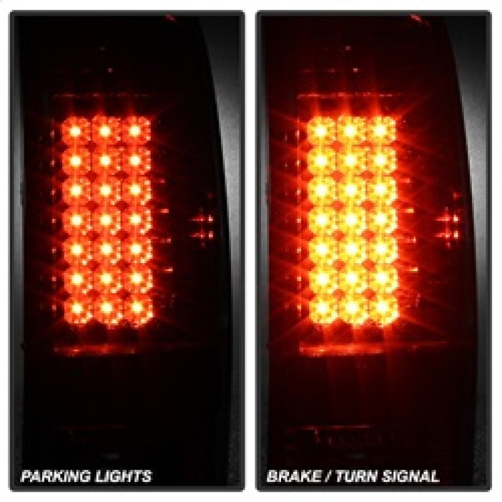 Spyder Ford Super Duty 08-15 LED Tail Lights Chrome ALT-YD-FS07-LED-C - Bull Strap