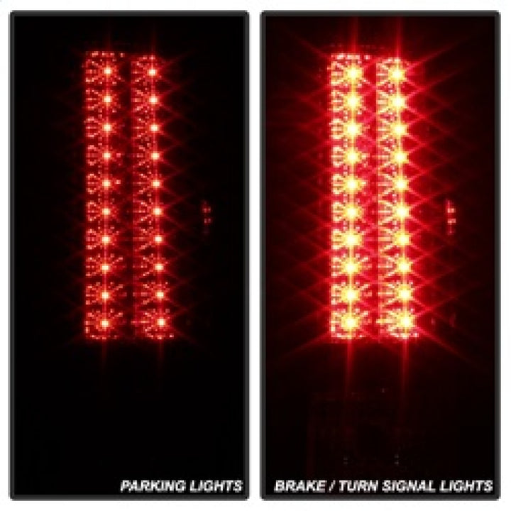 Spyder GMC Sierra 07-13 (Not 3500 Dually 4 Rear Wheels)LED Tail Lights Blk Smke ALT-YD-GS07-LED-BSM - Bull Strap