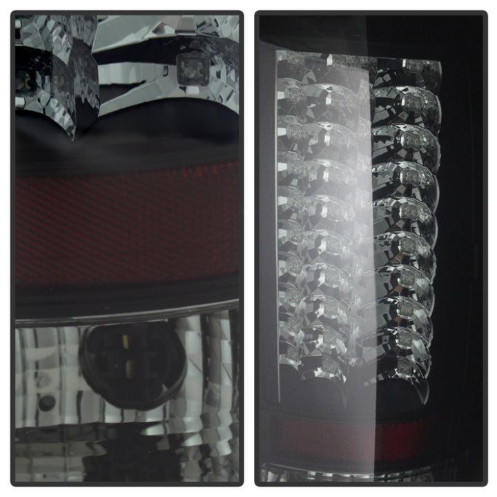 Spyder GMC Sierra 07-13 (Not 3500 Dually 4 Rear Wheels)LED Tail Lights Blk Smke ALT-YD-GS07-LED-BSM - Bull Strap