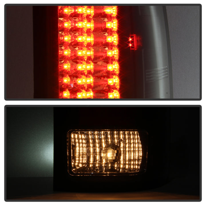Spyder GMC Sierra 07-13 (Not 3500 Dually 4 Rear Wheels)LED Tail Lights Blk Smke ALT-YD-GS07-LED-BSM - Bull Strap