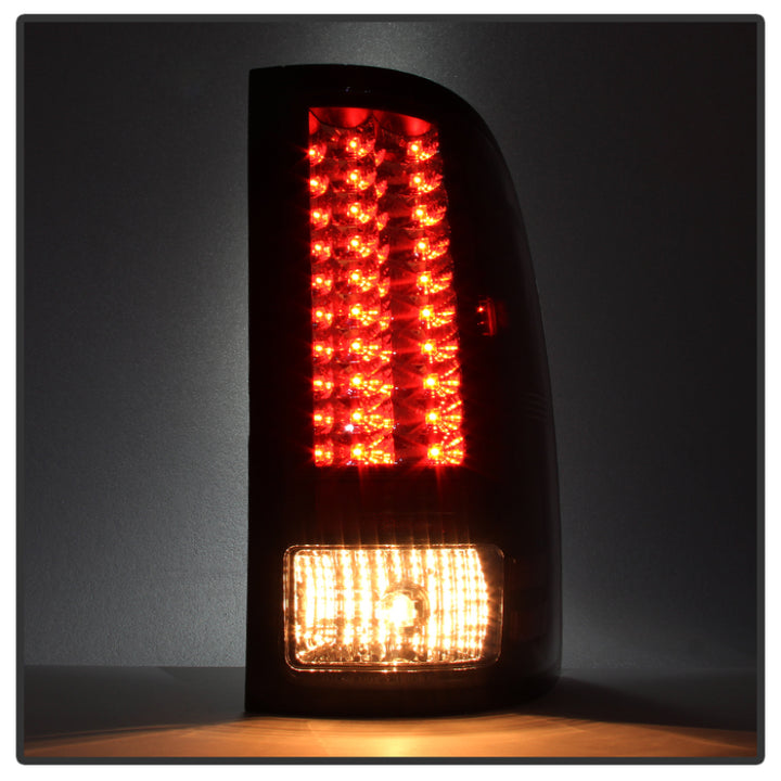 Spyder GMC Sierra 07-13 (Not 3500 Dually 4 Rear Wheels)LED Tail Lights Blk Smke ALT-YD-GS07-LED-BSM - Bull Strap