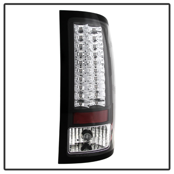 Spyder GMC Sierra 07-13 (Not fit 3500 Dually 4 Rear Wheels)LED Tail Lights Black ALT-YD-GS07-LED-BK - Bull Strap