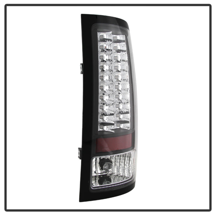 Spyder GMC Sierra 07-13 (Not fit 3500 Dually 4 Rear Wheels)LED Tail Lights Black ALT-YD-GS07-LED-BK - Bull Strap