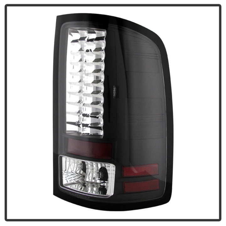 Spyder GMC Sierra 07-13 (Not fit 3500 Dually 4 Rear Wheels)LED Tail Lights Black ALT-YD-GS07-LED-BK - Bull Strap