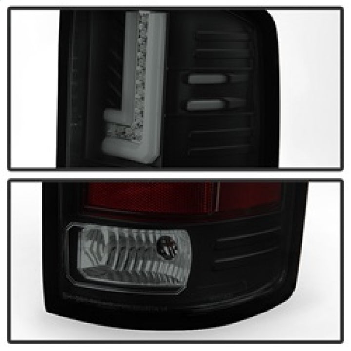 Spyder GMC Sierra 14-16 LED Tail Lights Black Smoke ALT-YD-GS14-LBLED-BSM - Bull Strap