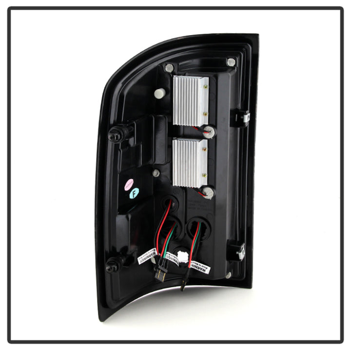 Spyder GMC Sierra 14-16 LED Tail Lights Black Smoke ALT-YD-GS14-LBLED-BSM - Bull Strap