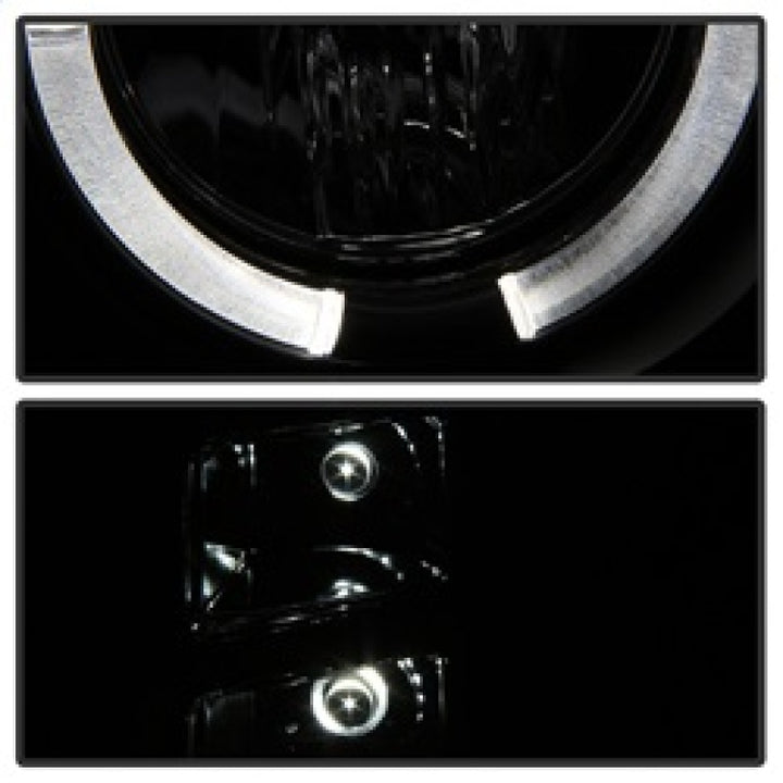 Spyder GMC Sierra 1500/2500 07-13 Projector Headlights LED Halo- LED Blk Smke PRO-YD-GS07-HL-BSM - Bull Strap