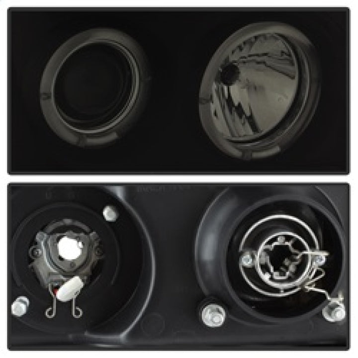 Spyder GMC Sierra 1500/2500 07-13 Projector Headlights LED Halo- LED Blk Smke PRO-YD-GS07-HL-BSM - Bull Strap